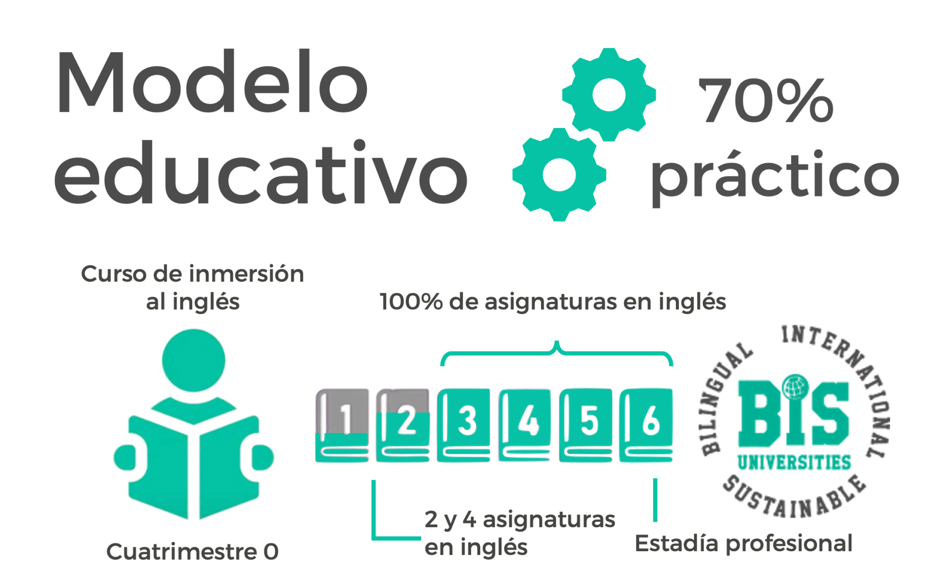 Diagrama modelo educativo de la Universidad Tecnológica de Culiacán